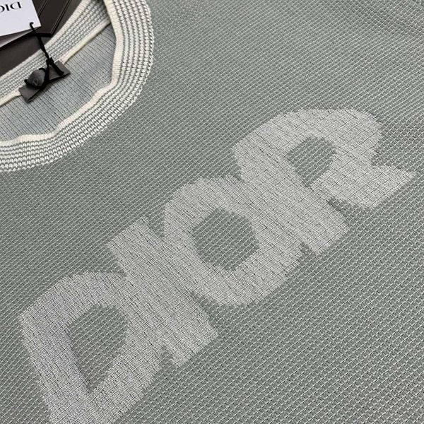 ディオール ロゴ入り トラマートニット フェイク Tシャツ ded29695